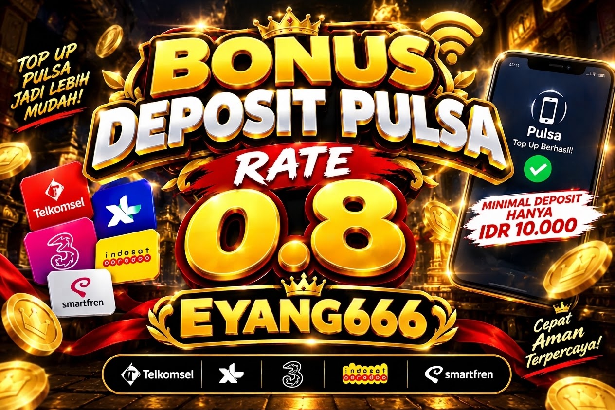 DEPOSIT PULSA RATE 0.8